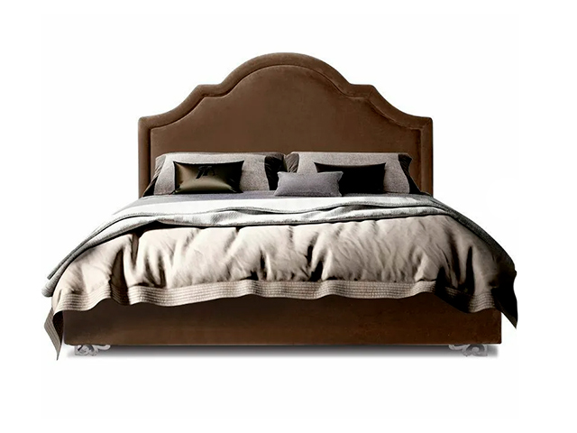 Кровать QUEEN 2-х спальная (1,6 м) с под.мех. КВКР-1[3] (шоколадный ликёр)
